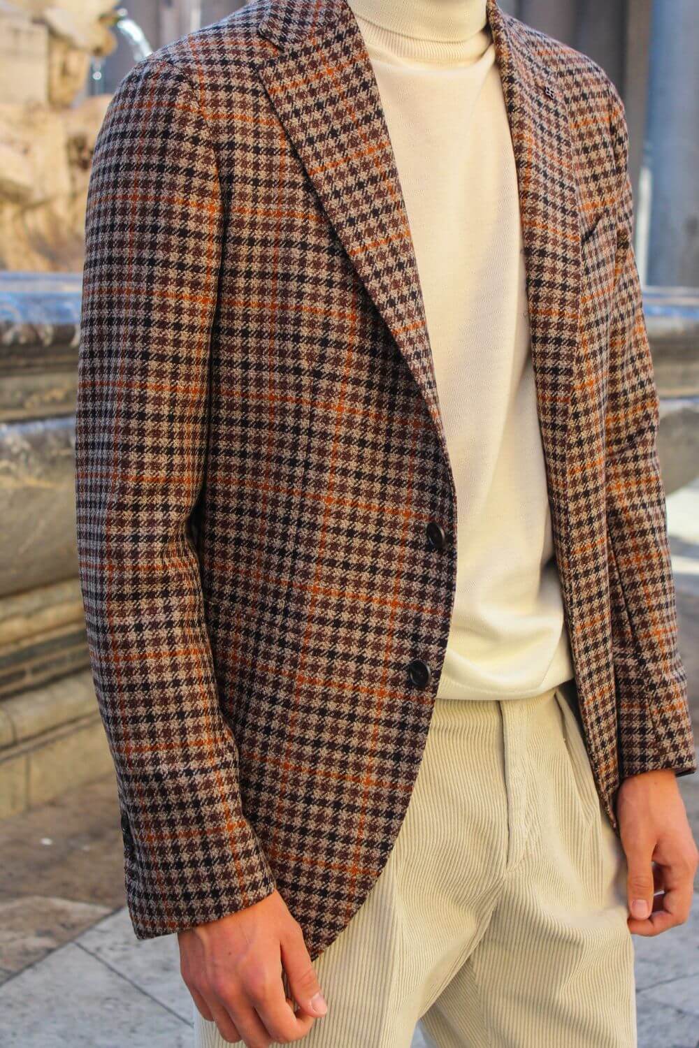 Giacca Check Tagliatore
