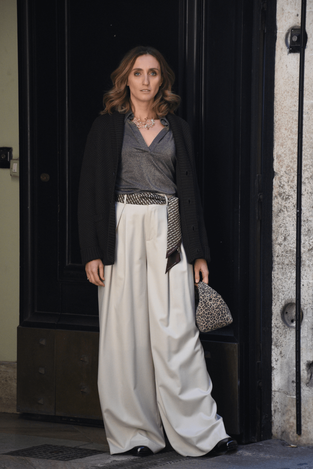 Pantaloni Nina Pleat