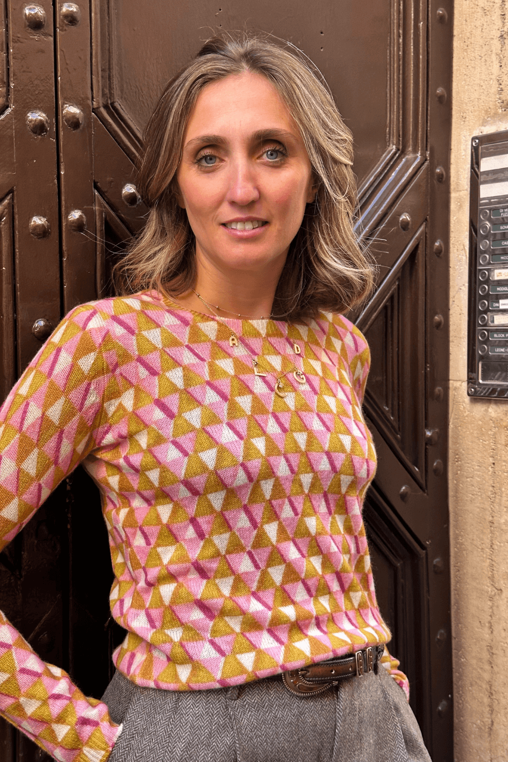 Maglia Cachemire Stampata