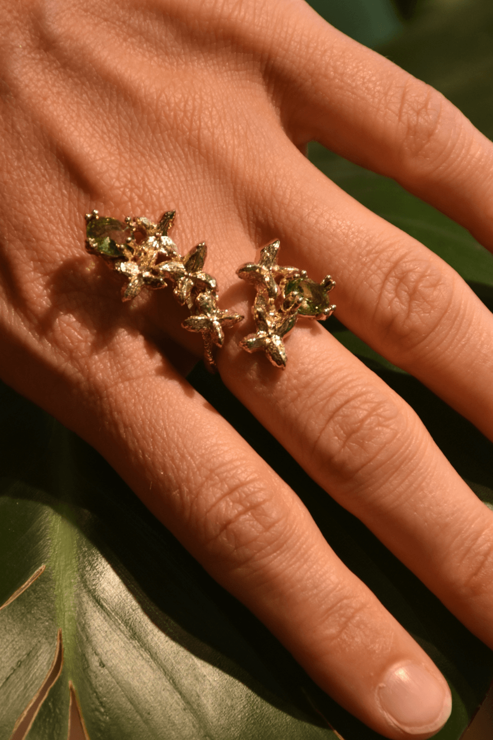 Anello Seed Verde