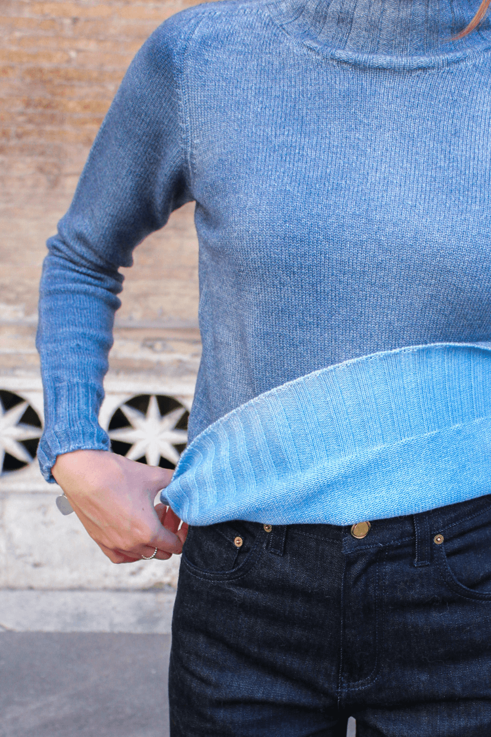 Maglia Reversibile Collo Cratere