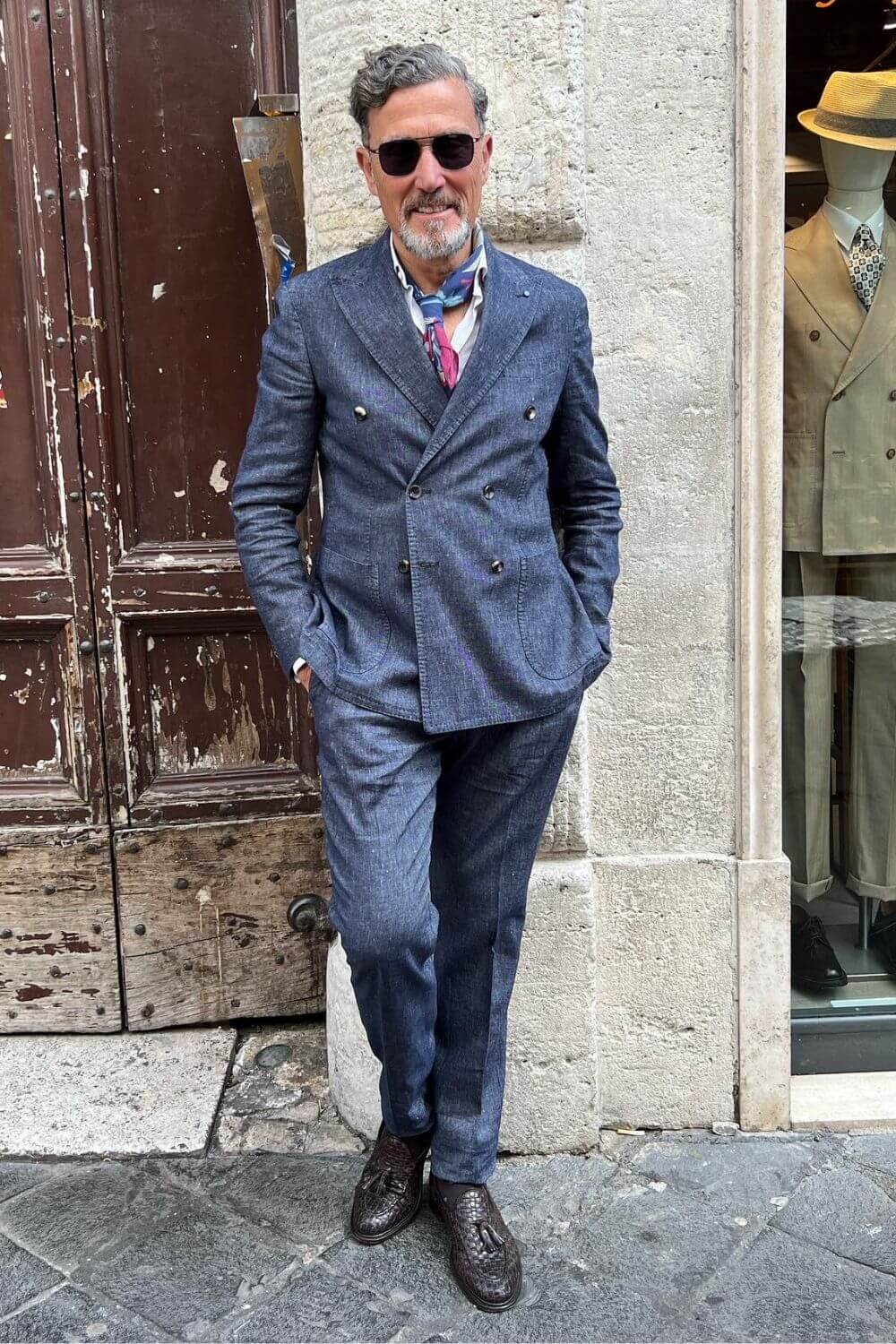 Abito in Denim Doppiopetto Giampaolo