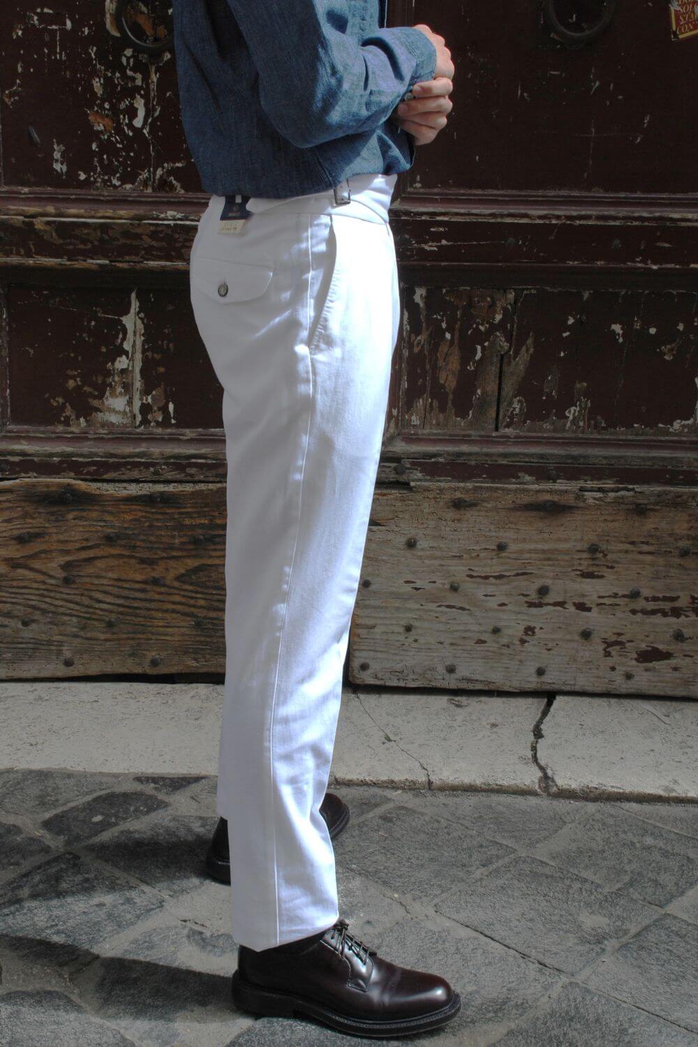Pantalone Granata Lino e Cotone