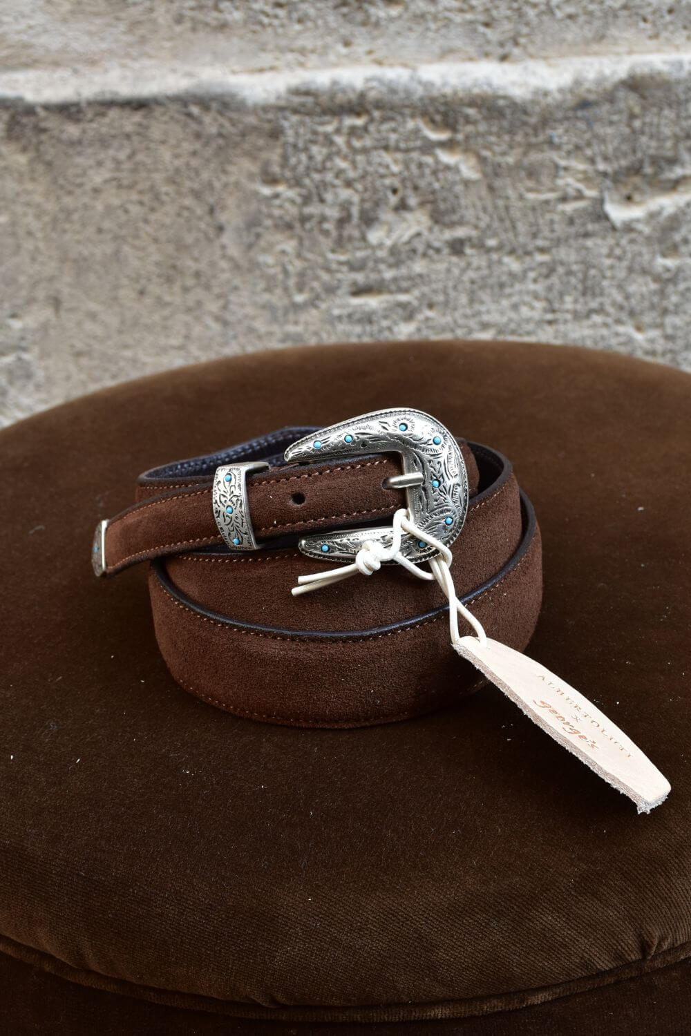 Cintura in pelle Alberto Luti