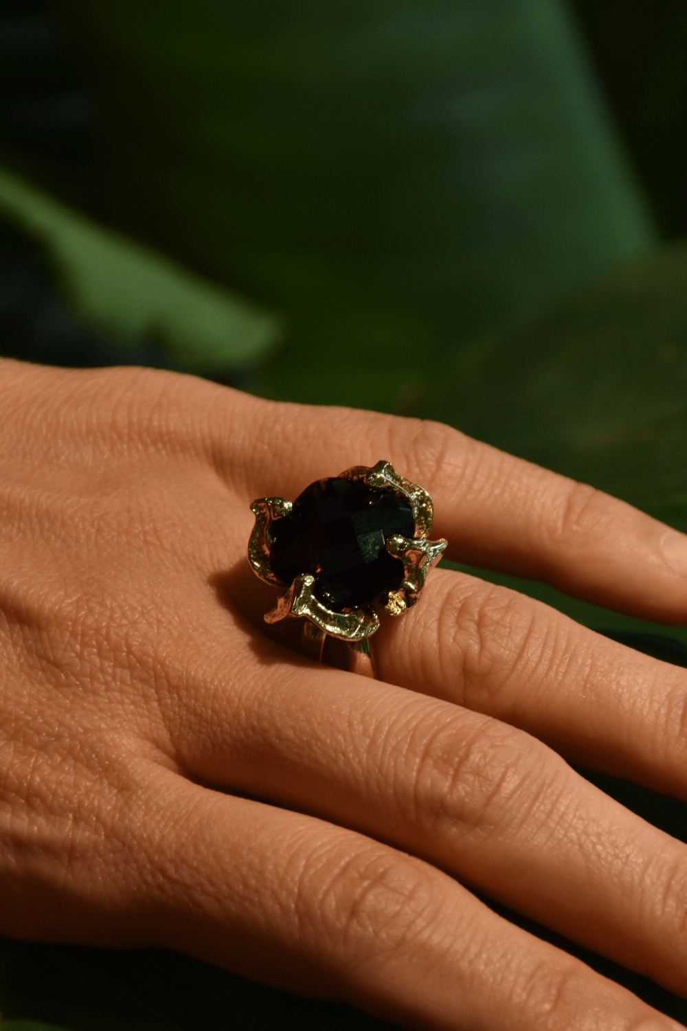 Anello Bocciolo Fumé