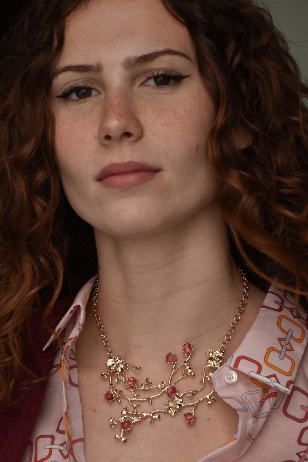 Collana Ice Garden Rosa
