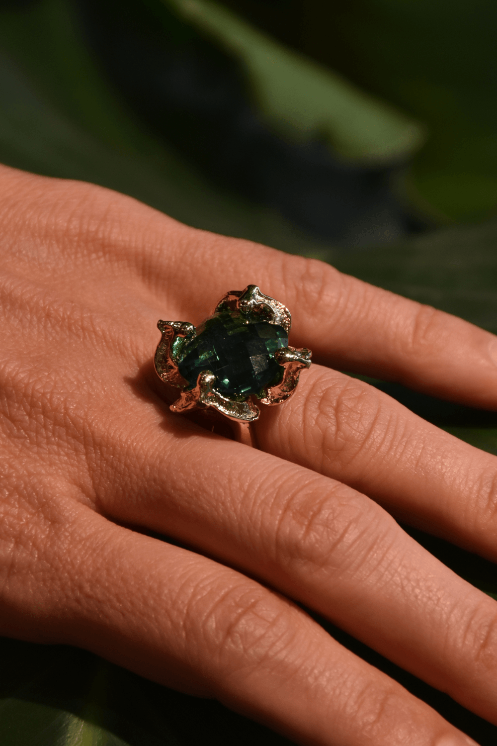 Anello Bocciolo Verde