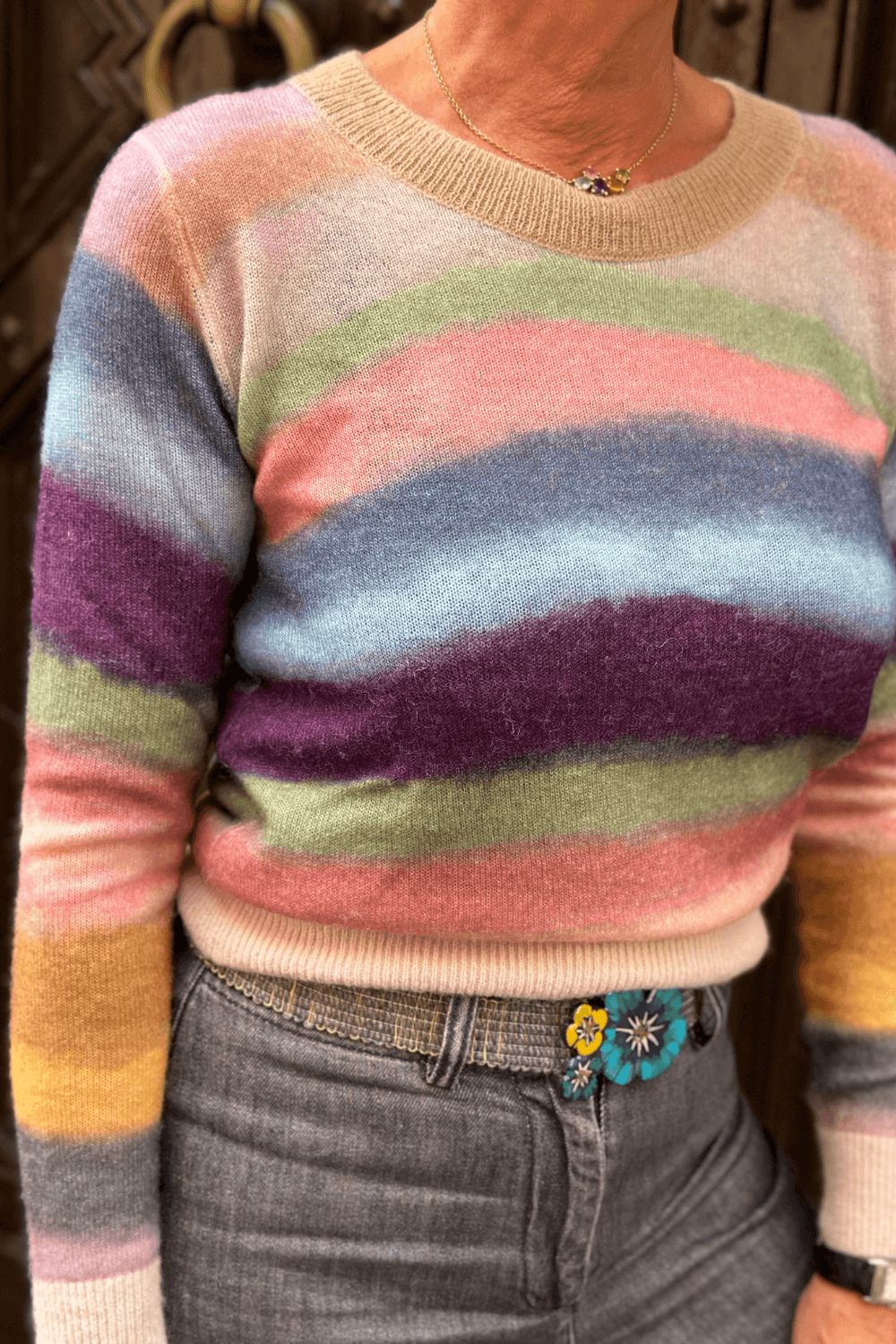 Maglia Alpaca Sfumata