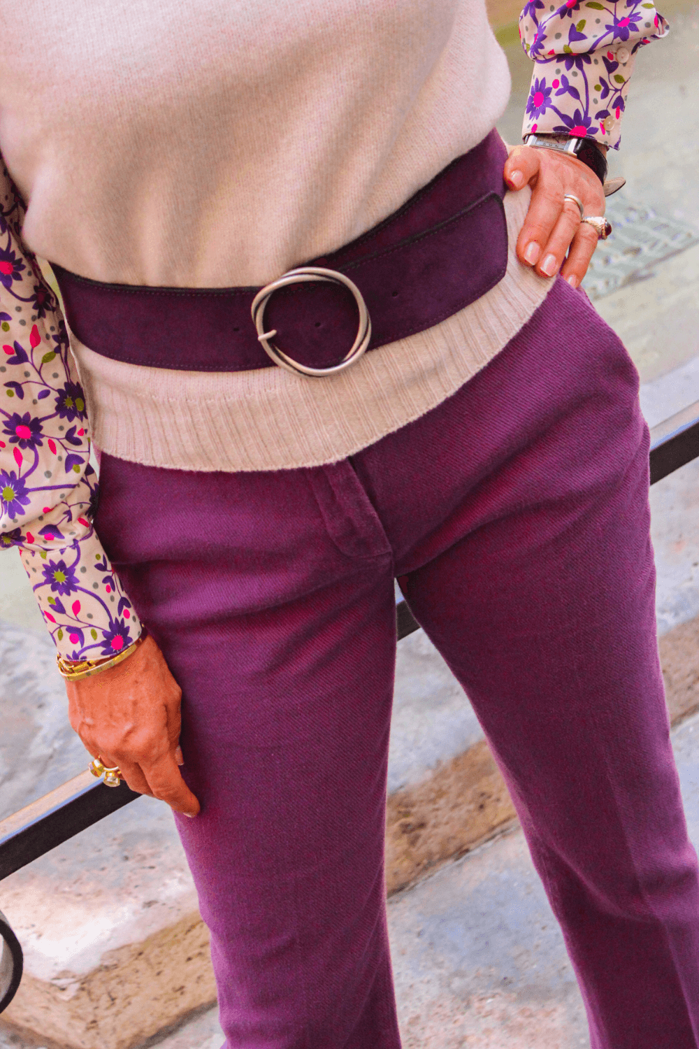 Pantaloni Trombetta Cotone