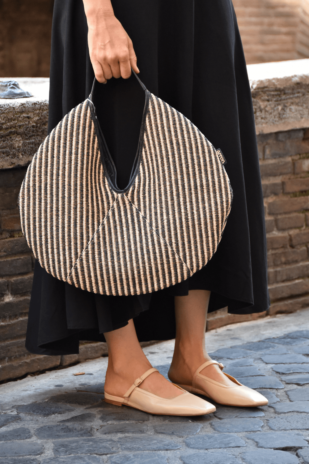 Borsa Noa Rafia Rigata