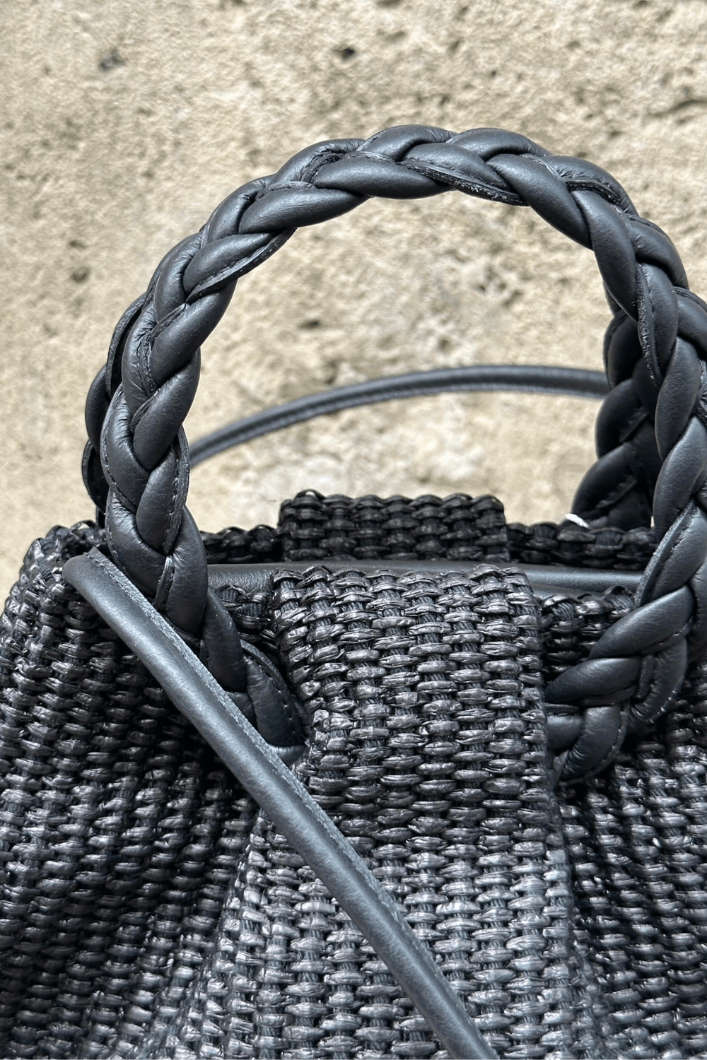 Borsa Rafia Nero