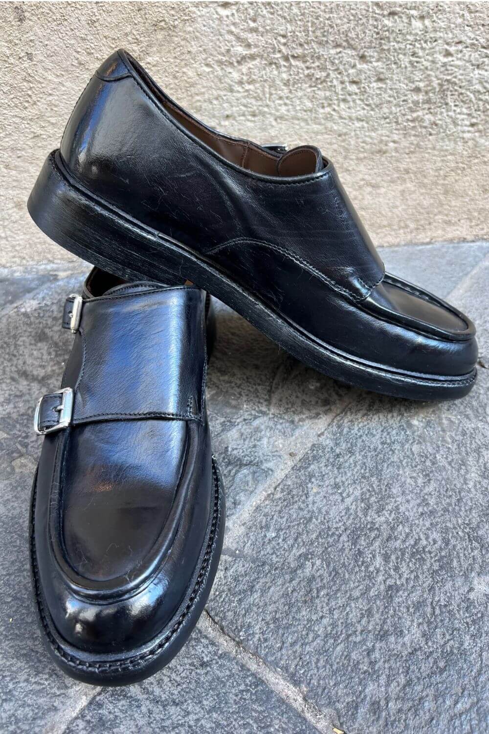 Scarpa Doppia Fibbia - Green George