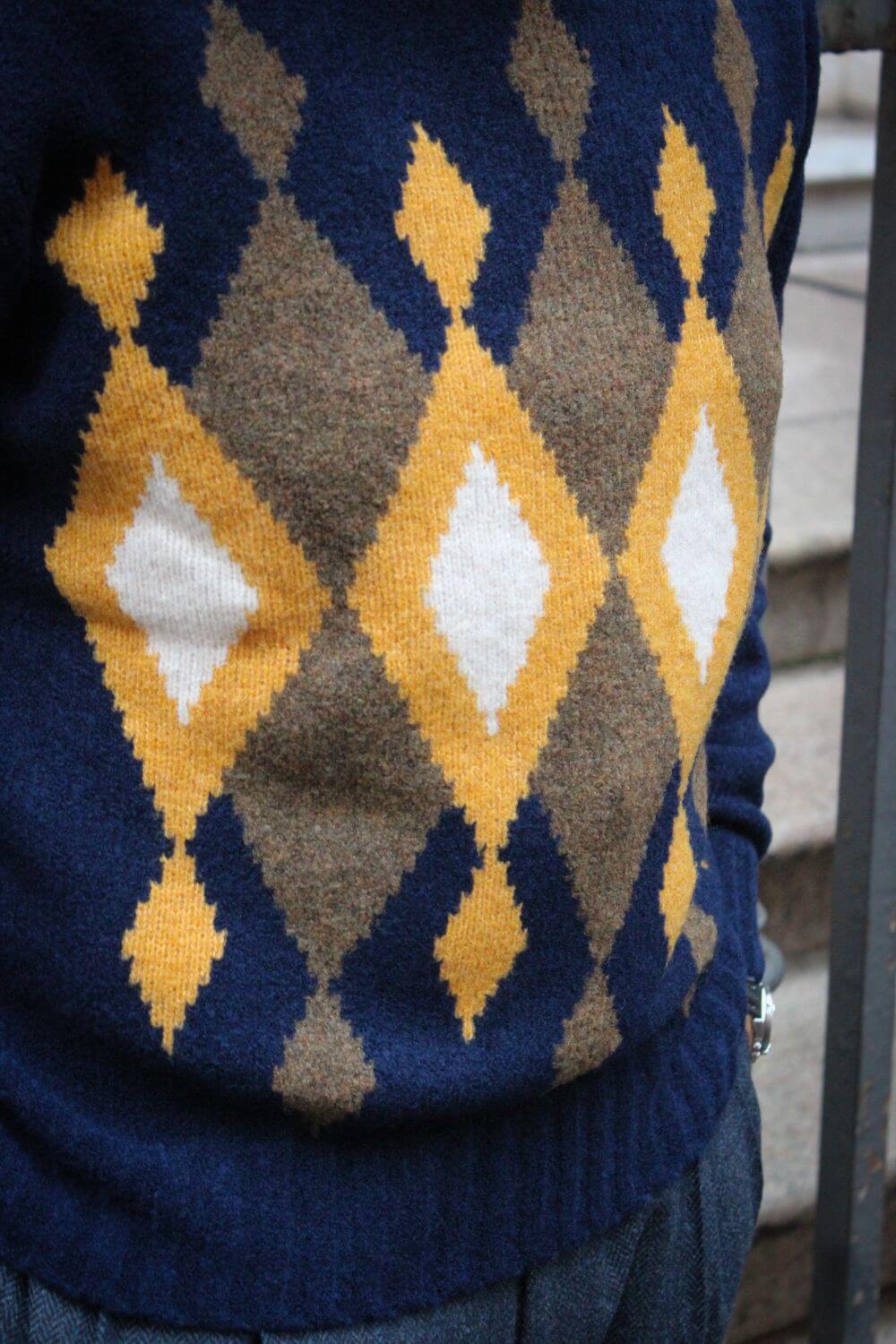 Girocollo Boucle Intarsio Ballantyne