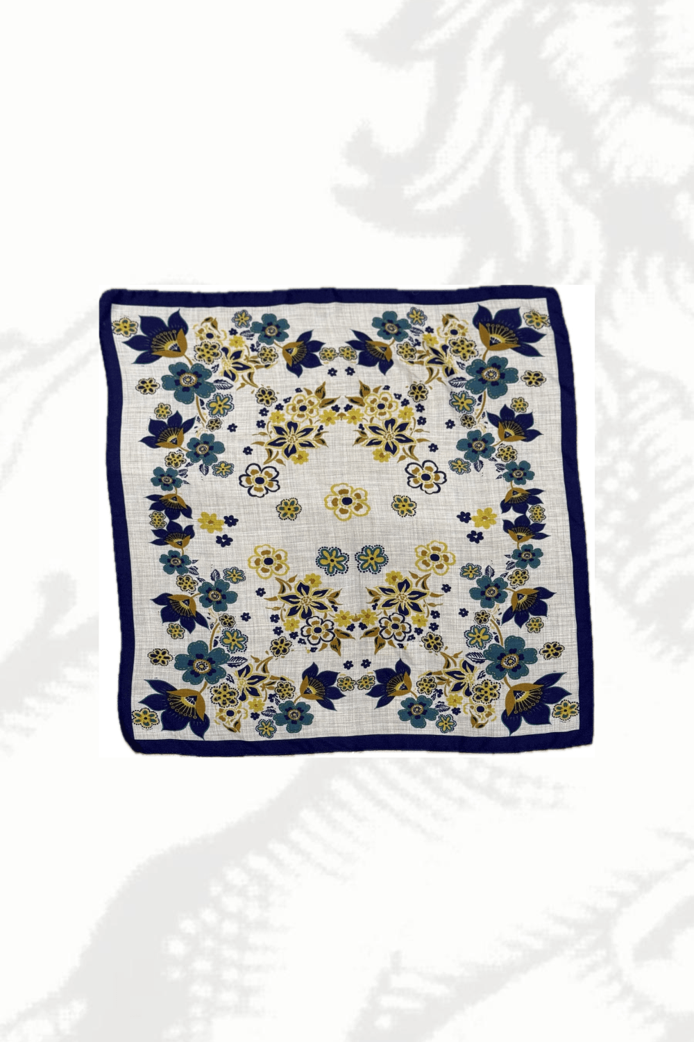 Bandana Lana e Yack Fiori Lime
