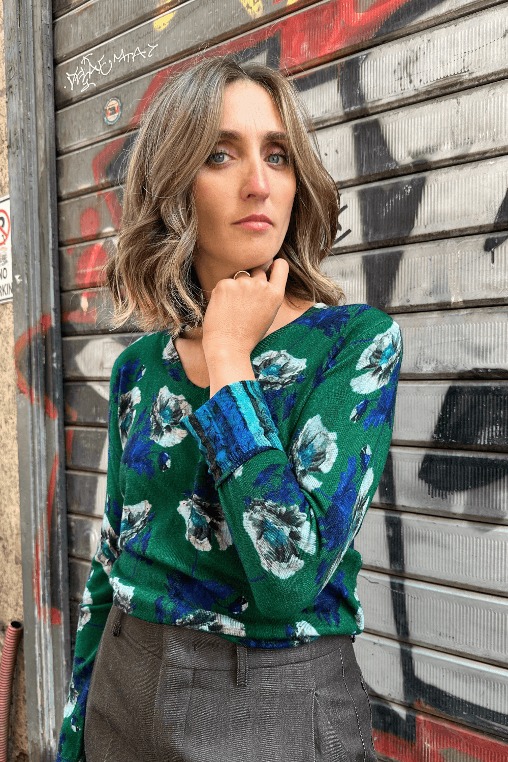 Maglia V Reversibile