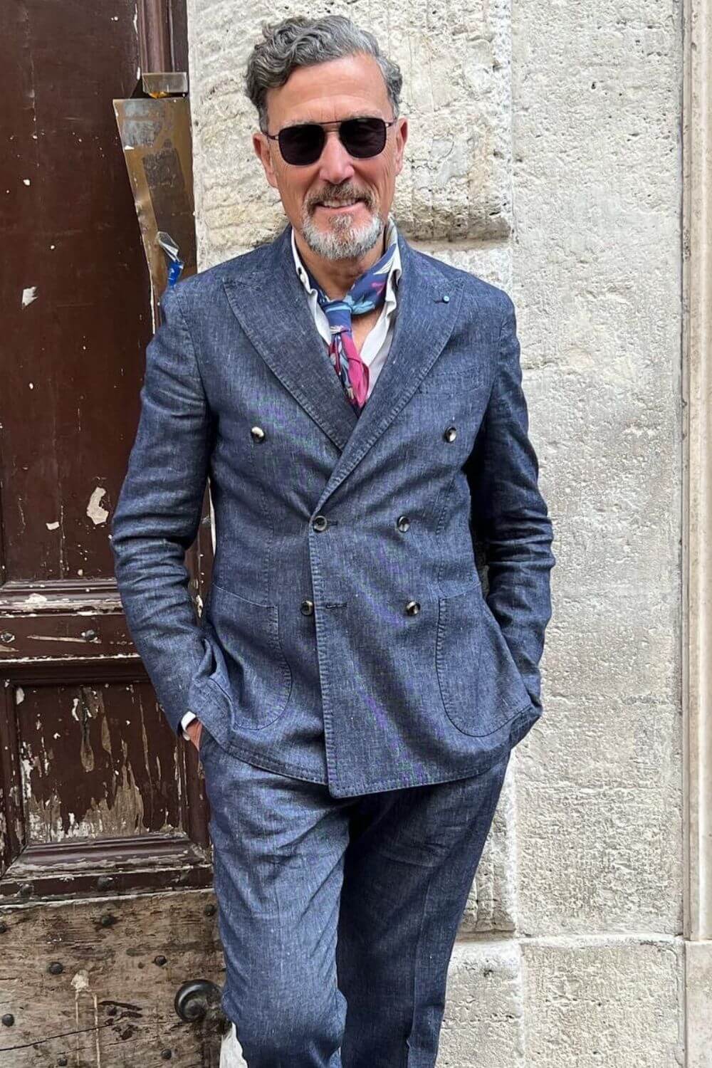 Abito in Denim Doppiopetto Giampaolo