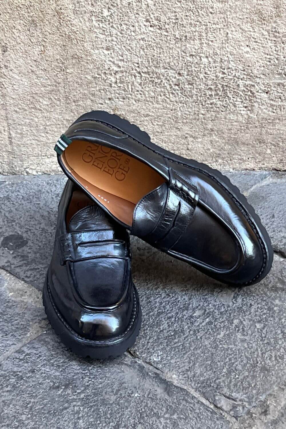Scarpa Mocassino Green George