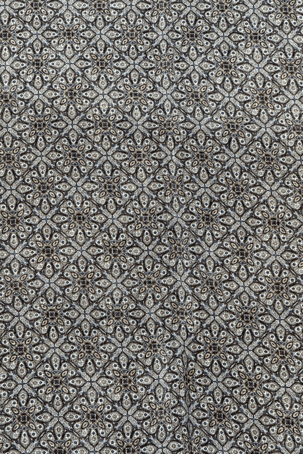 Bandana Seta Maiolica Grigio