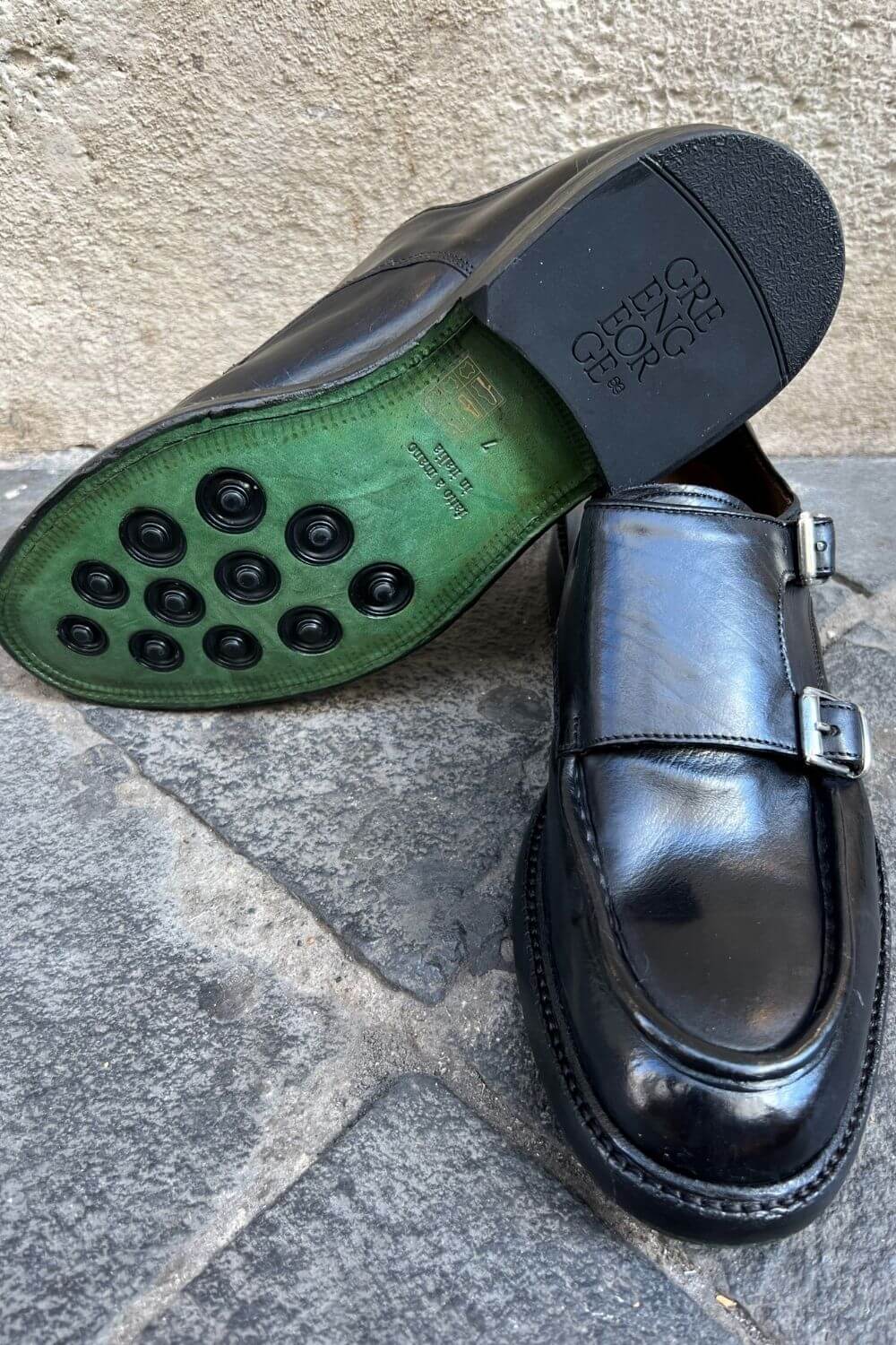 Scarpa Doppia Fibbia - Green George