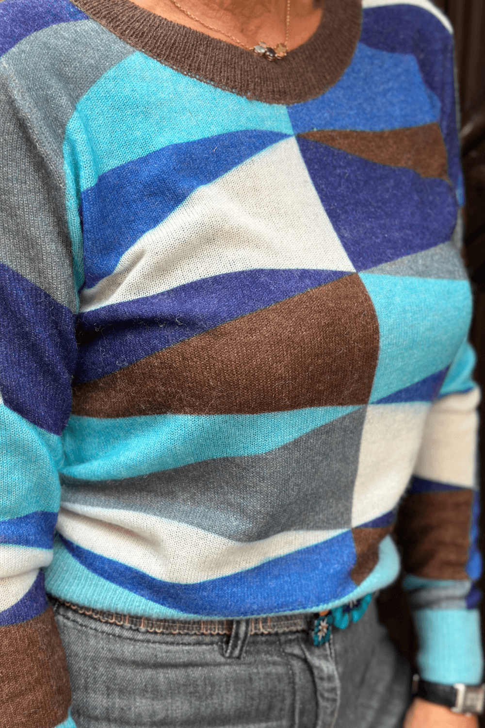 Maglia Alpaca Geometrica