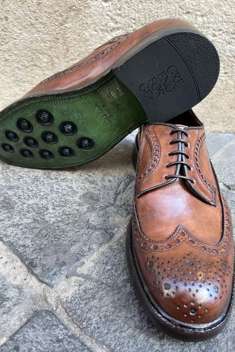 Scarpa Duilio Allacciata - Green George