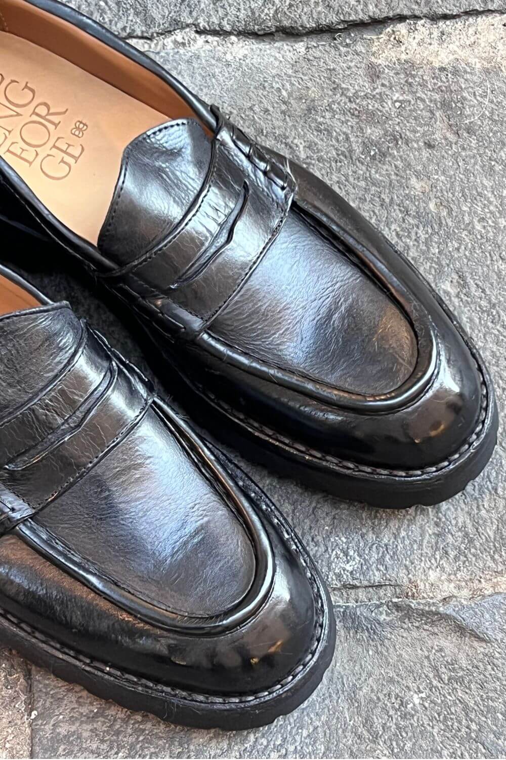 Scarpa Mocassino Green George