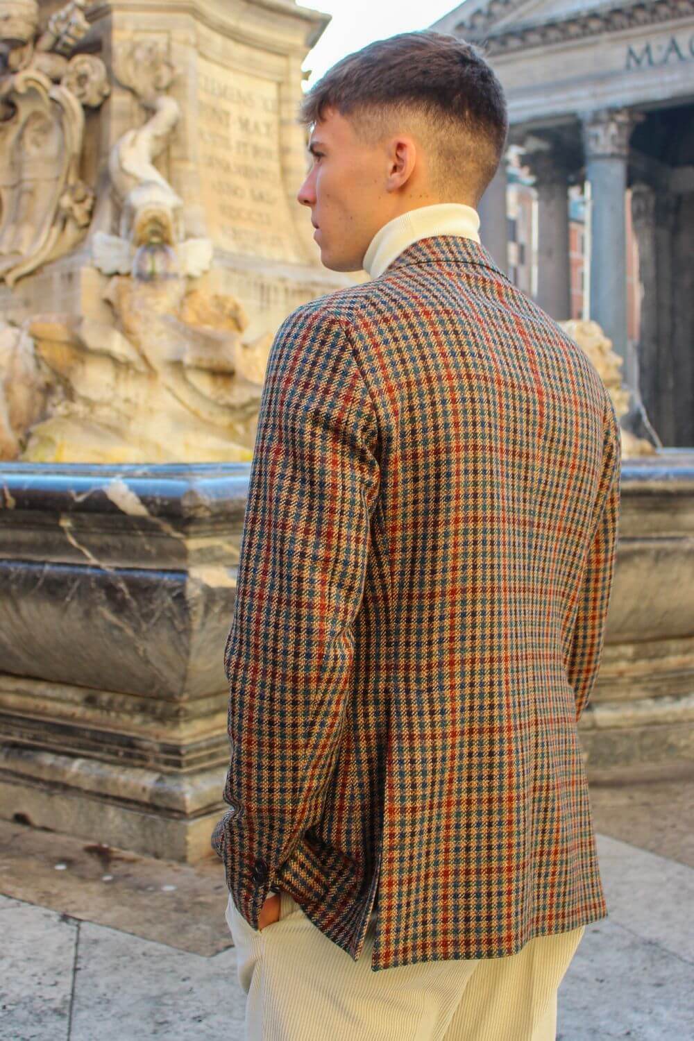 Giacca Check Tagliatore