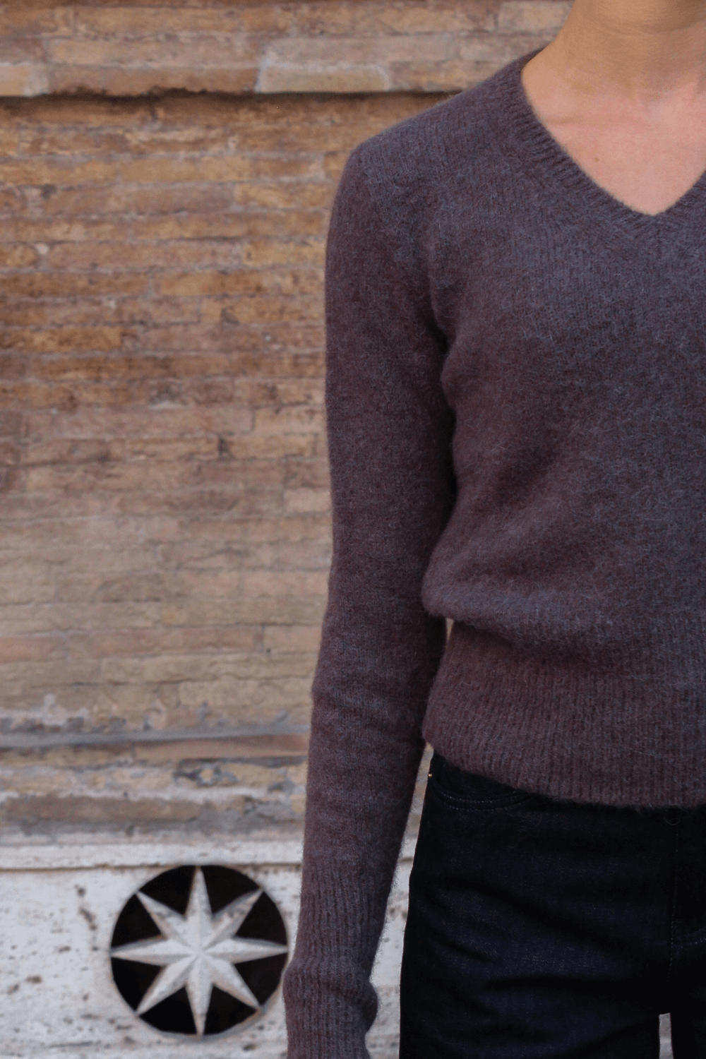 Maglia Scollo a V Soft