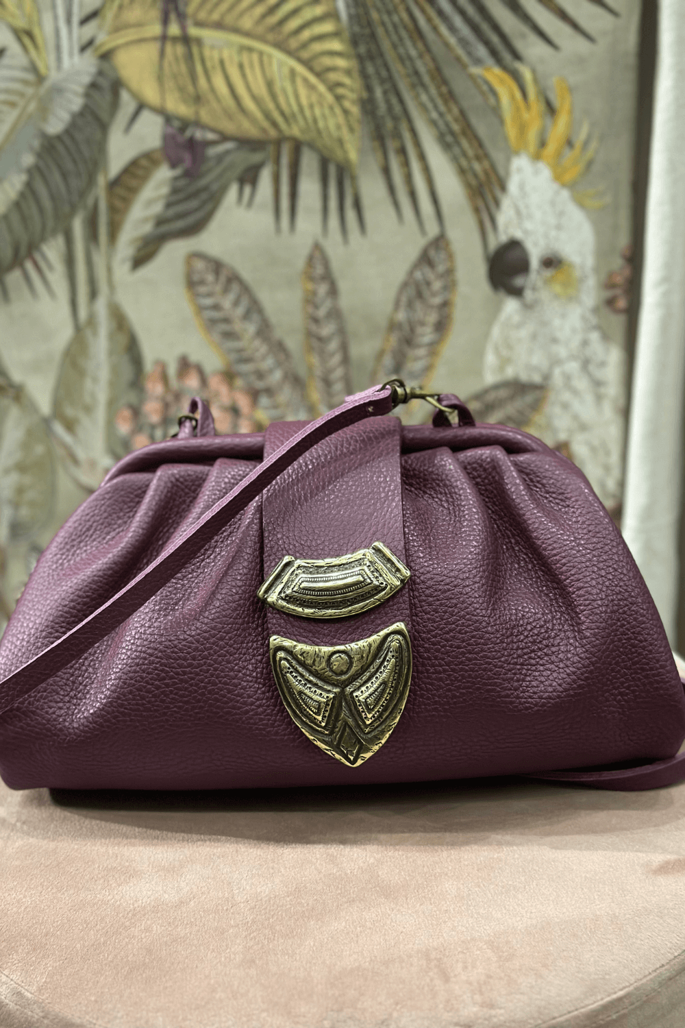 Borsa Clutch Bordeaux