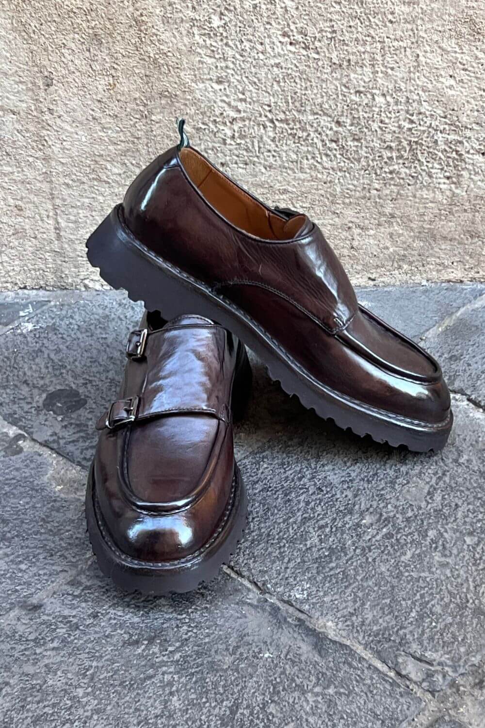 Scarpa Doppia Fibbia Green George