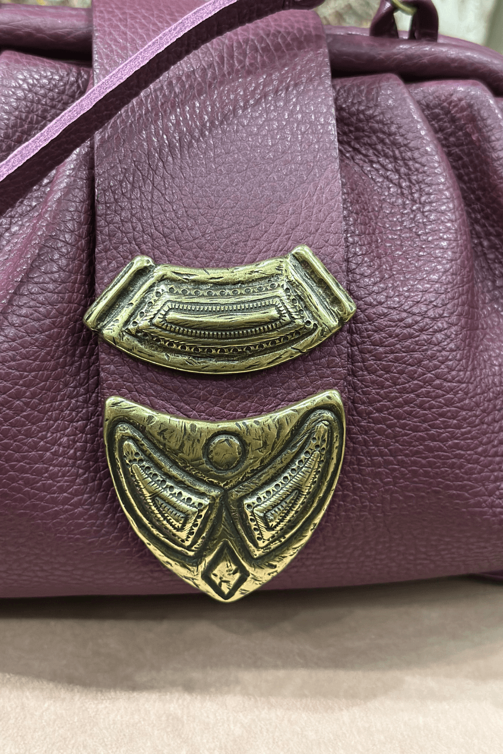 Borsa Clutch Bordeaux