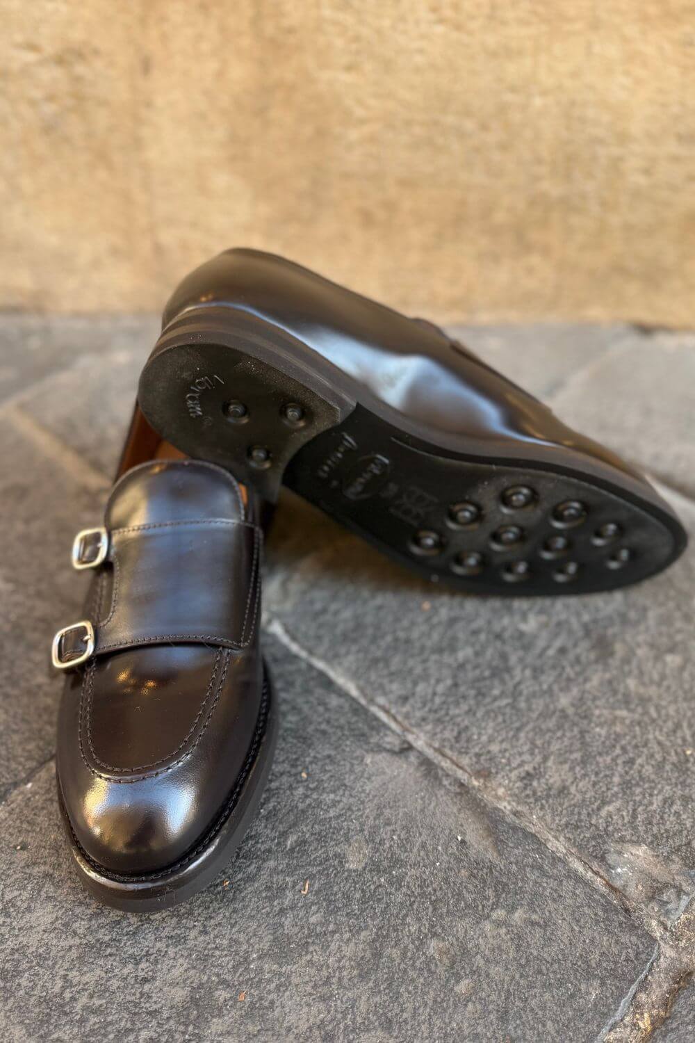 Scarpa Doppia Fibbia Green George