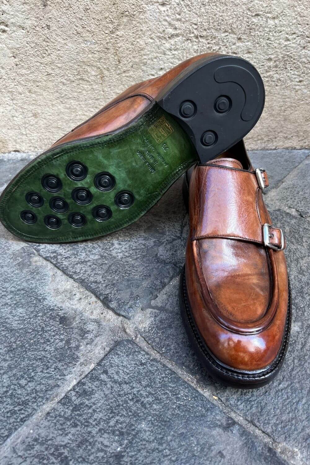 Scarpa Doppia Fibbia - Green George