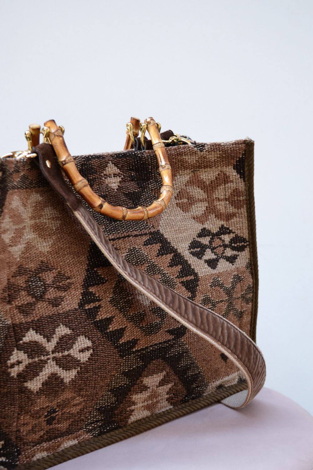 Borsa Kilim in Tessuto Jacquard