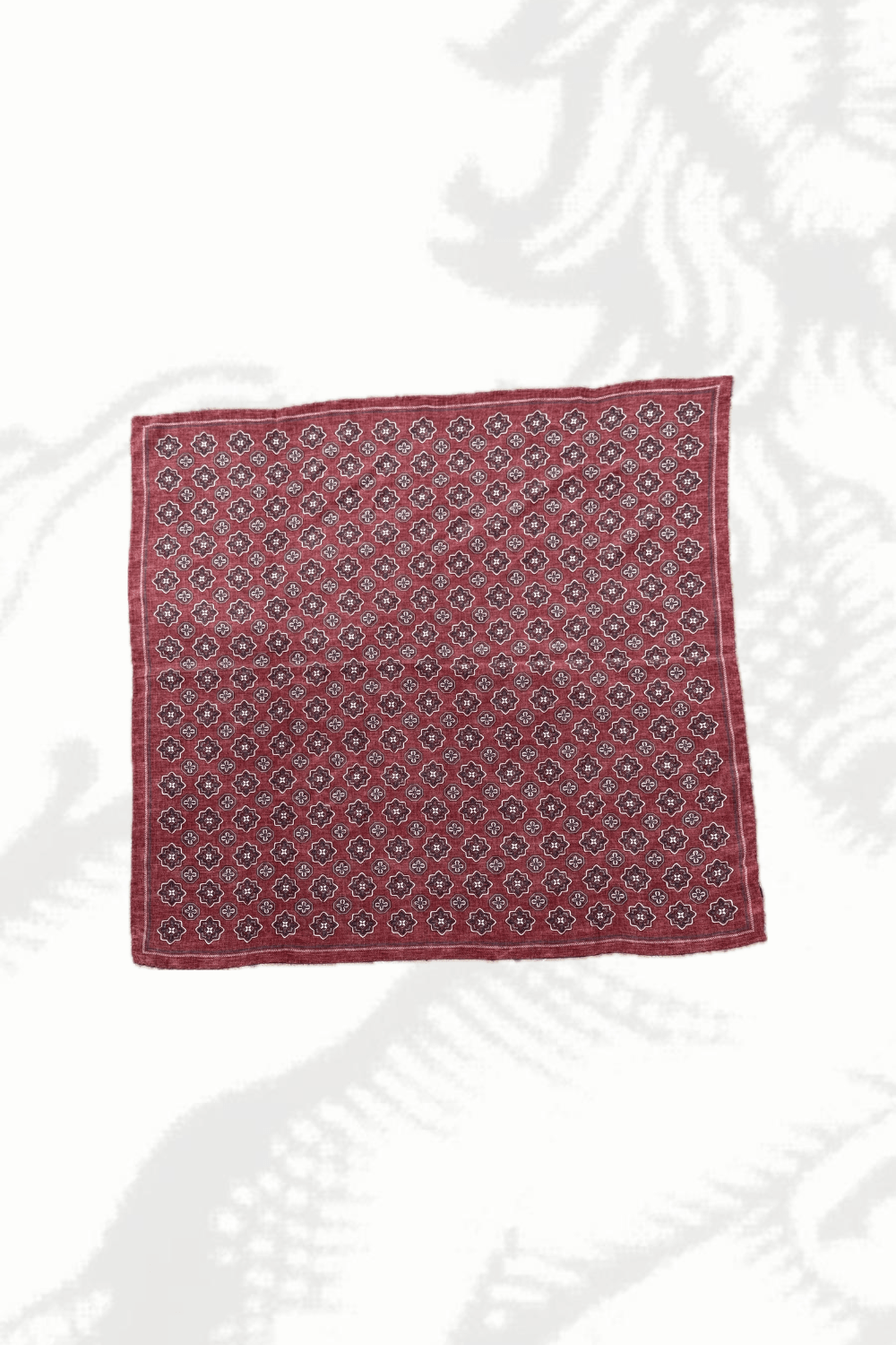 Bandana Seta Micro Rosso