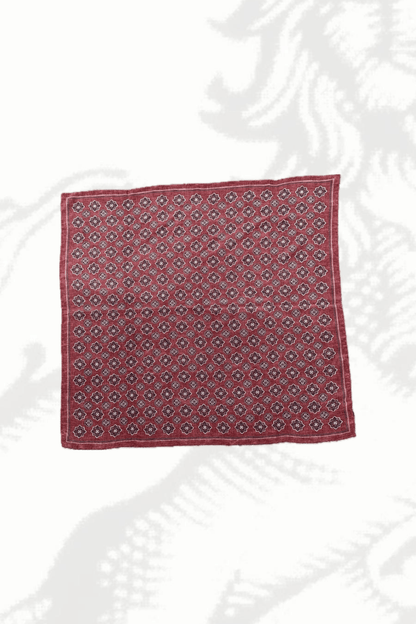 Bandana Seta Micro Rosso