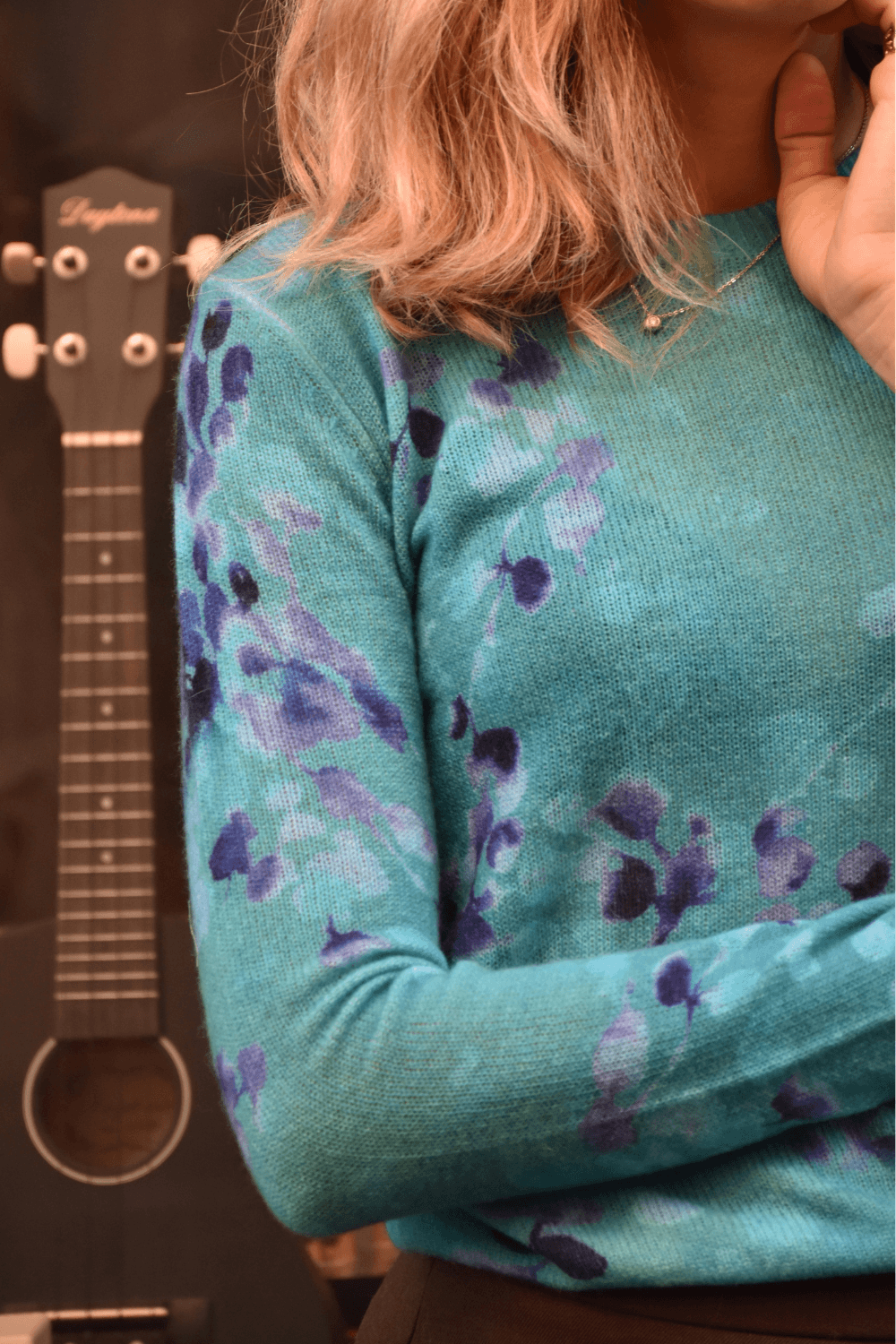 Maglia Cachemire Stampata