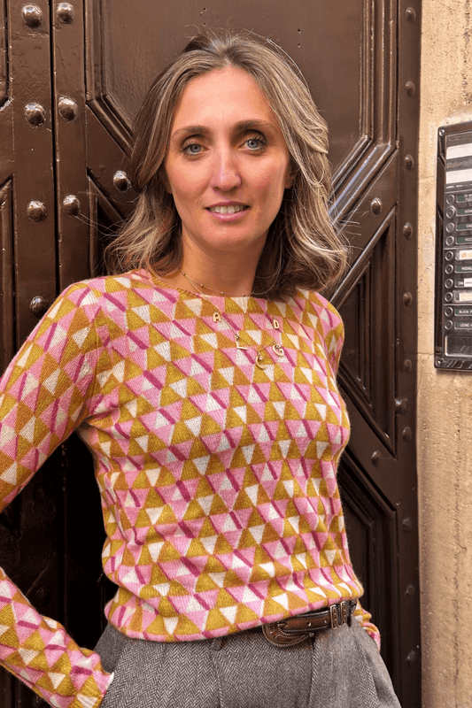 Maglia Cachemire Stampata