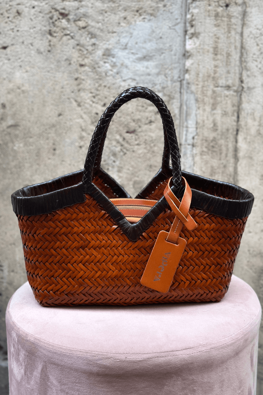 Borsa Monet Bicolor Cognac