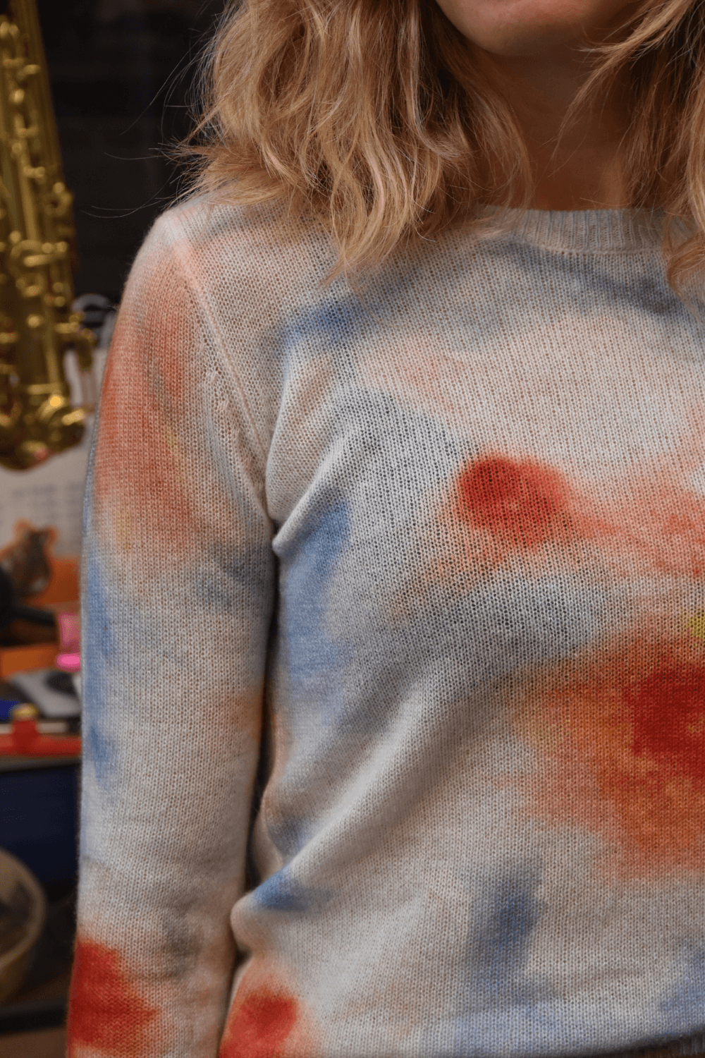 Maglia Cachemire Stampata