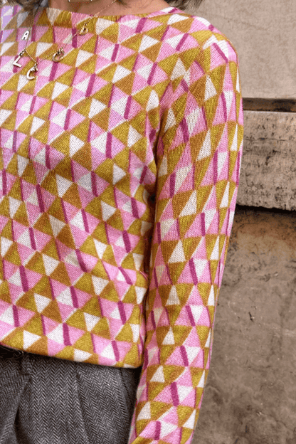 Maglia Cachemire Stampata