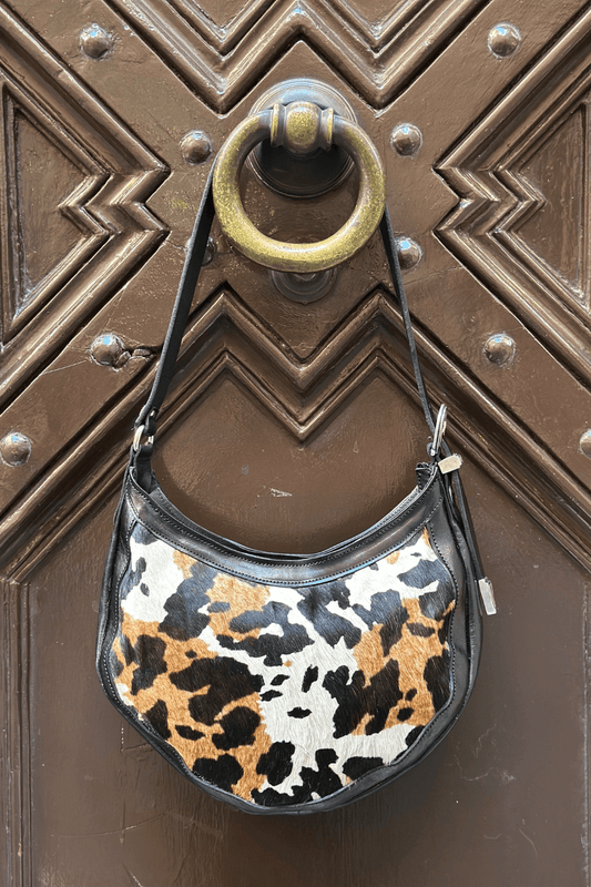 Borsa Mezzaluna Cow