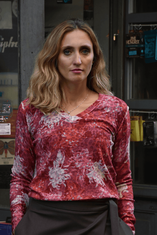 Maglia V Reversibile