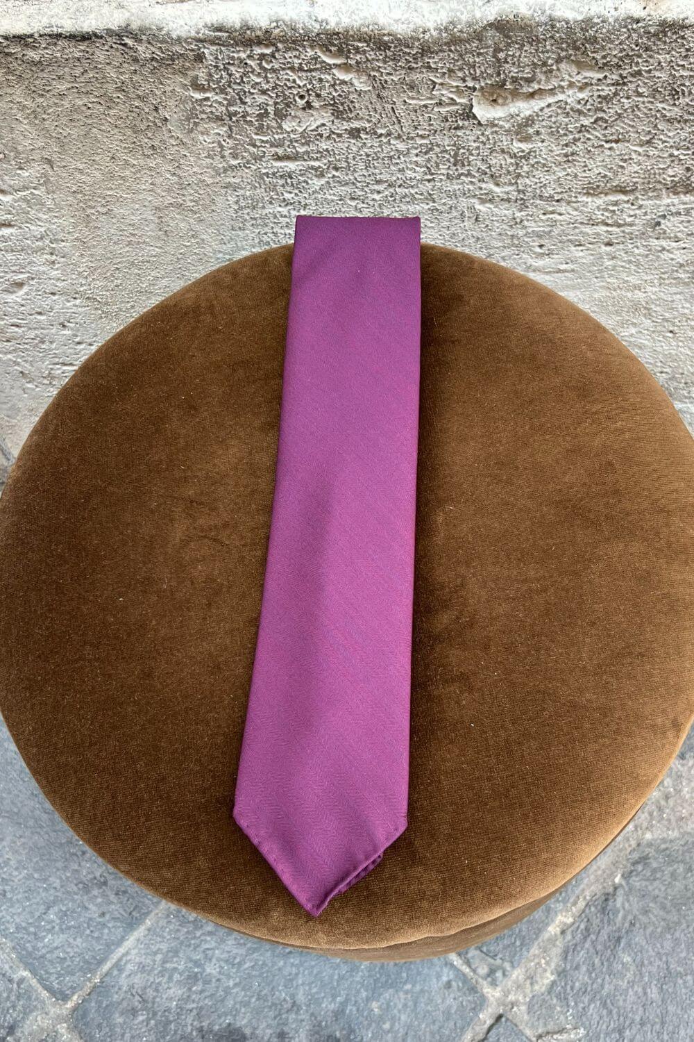 Cravatta Sartoriale Lana 5 pieghe