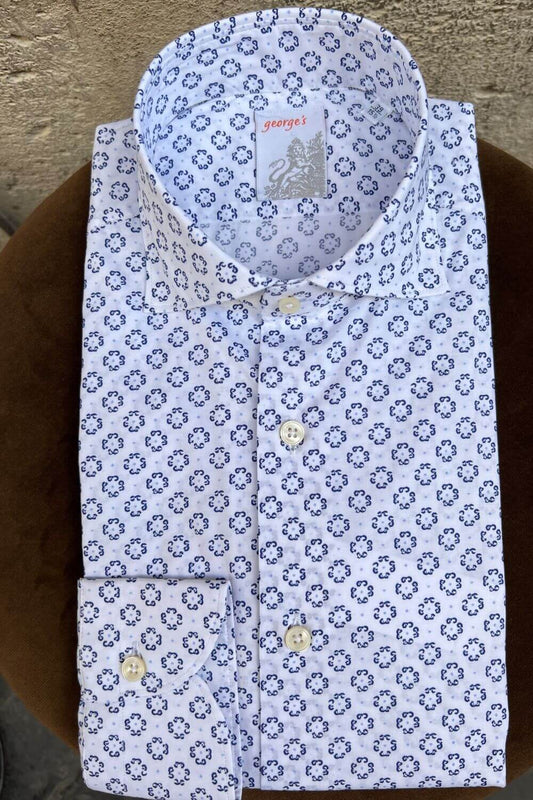 Camicia Fantasia Blu