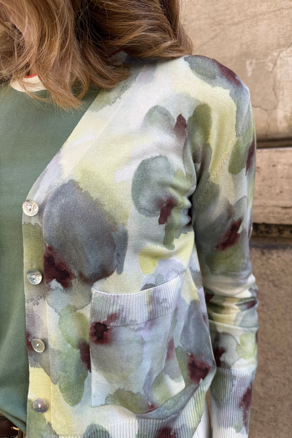 Cardigan Stampato