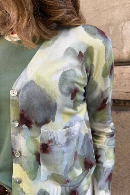 Cardigan Stampato