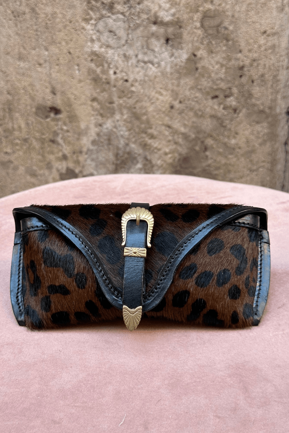 Portaocchiali Cavallino Leopard