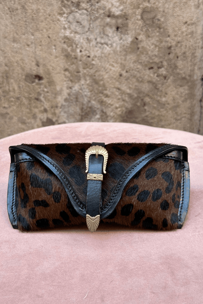 Portaocchiali Cavallino Leopard