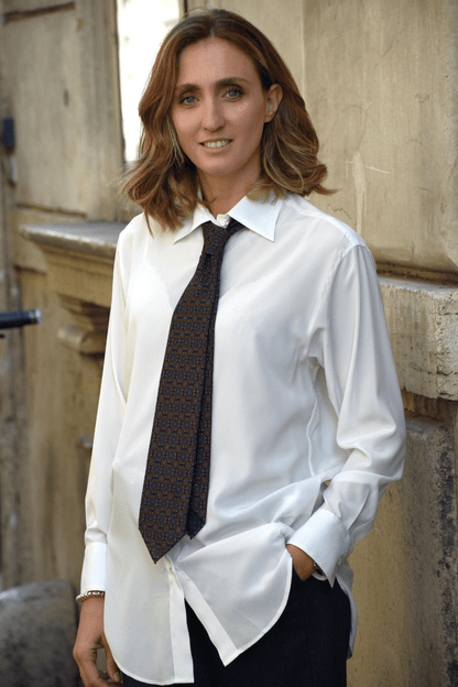 Camicia Seta Boyfriend